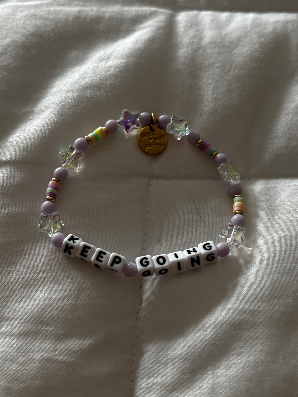 Little words project LWP bracelet keep going